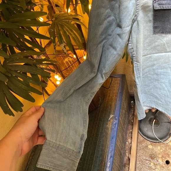 💜6️⃣5️⃣0️⃣ Denim Shirt. Size - Slim Fit S - Picture 8 of 9